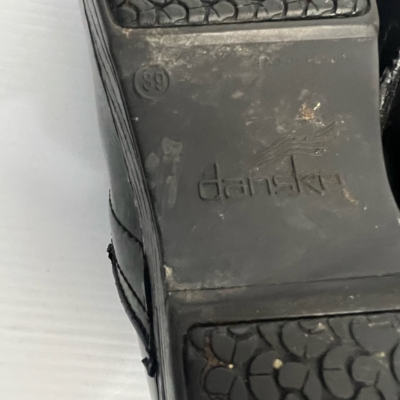 Dansko Shiny Black clogs women’s size 39 - Picture 11 of 13